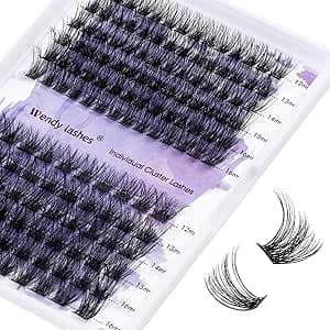 Individuele Wimpers C Curl Cluster Lashes C3+C9 0.07mm 12-16mm Mixed DIY Lash Extensions Individuele Wimper Clusters Herbruikbare Zachte en Wispy Clusters Wimper Extensions (C3+C9-C-MIX12-16)
