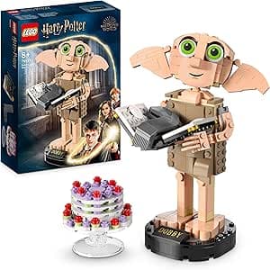 LEGO Harry Potter Dobby de huis-elf Set, Beweegbaar Figuur Model, Speelgoed voor Kinderen en Kamer Decoratie, Personages Collectie, Cadeau voor Meisjes, Jongens, Tieners en Fans vanaf 8 jaar 76421